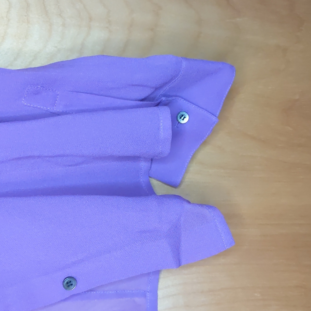 Loft Silk Button Down - image 4